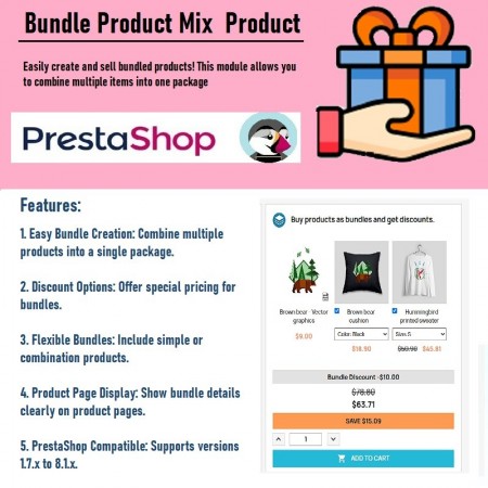 Bundle Product - Mix Product Prestashop Module