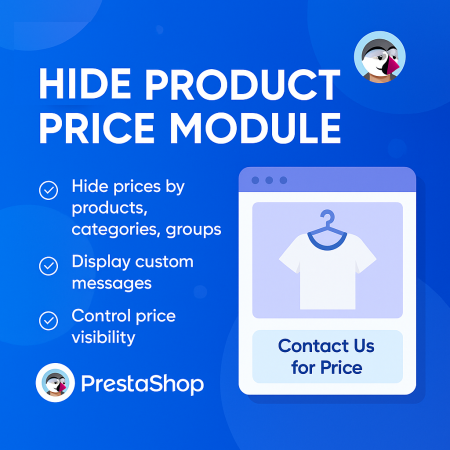Hide Product Price Prestashop Module
