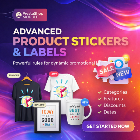 Advance Product Stickers & Labels Prestashop Module