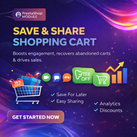 Save & Share My Shopping Cart Prestashop Module