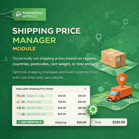 Shipping Price Manager Prestashop Module