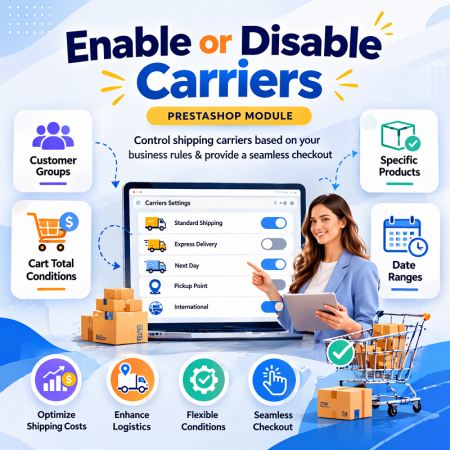 Enable or Disable Carriers with Conditions Prestashop Module
