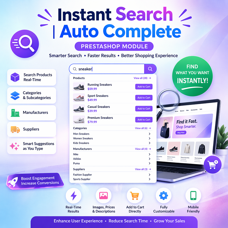 instant search module