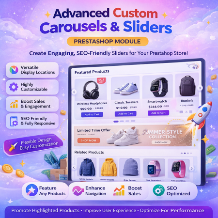 Advance Custom Carousels | Sliders Prestashop Module