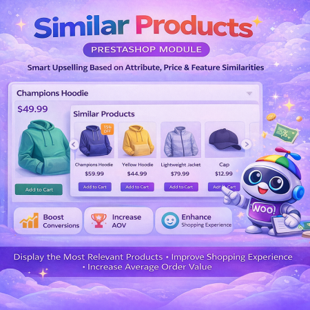 PrestaShop Smart Similar Products – Attribute, Price & Feature Matching