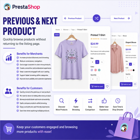 Advanced Product Navigation (Previous & Next) Prestashop Module
