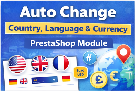 Auto Change Country, Language and Currency PrestaShop Module – Improve Global Shopping Experience