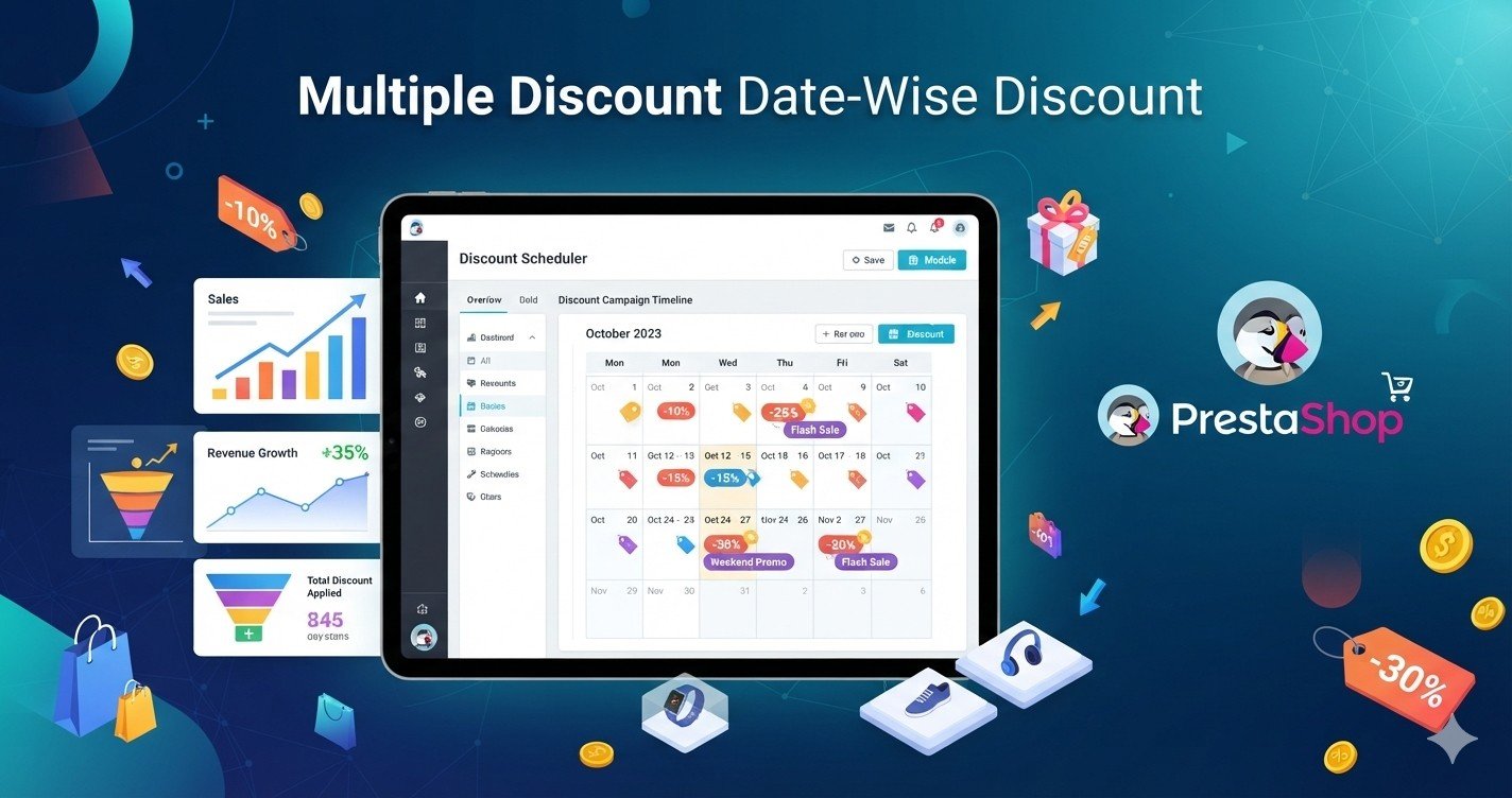 How to Schedule Multiple Date-Wise Discounts in PrestaShop Without Manual Work