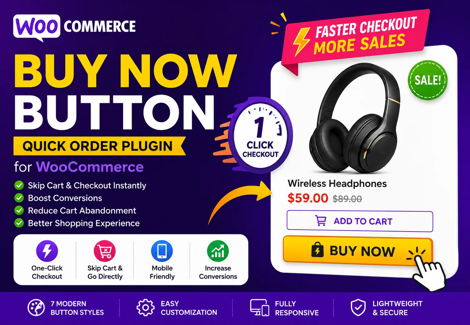 Speed Up WooCommerce Checkout and Increase Conversions with One-Click Ordering