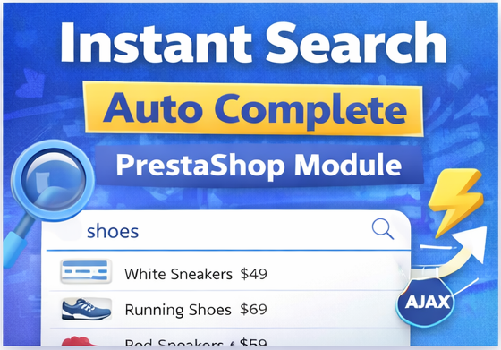 Instant Search | Auto Complete PrestaShop Module – Improve Product Discovery
