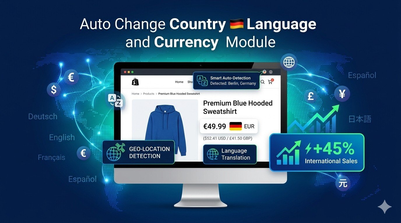 How to Automate Country, Language, and Currency Switching to Multiply Global Sales
